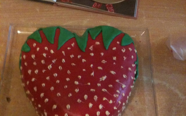 Fraisier sous forme de fraises