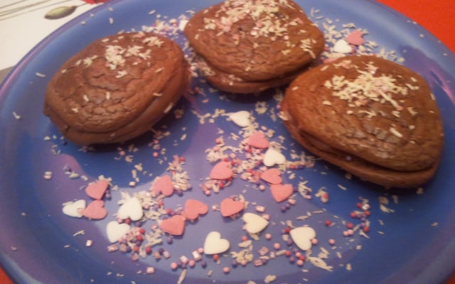 Macarons au chocolat !