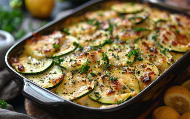 Gratin de courgettes à la bolognaise