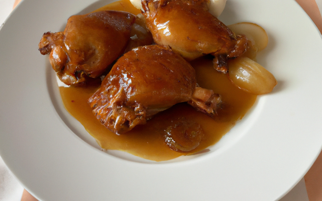 Pillons de dinde aux navets et oignons caramélisés