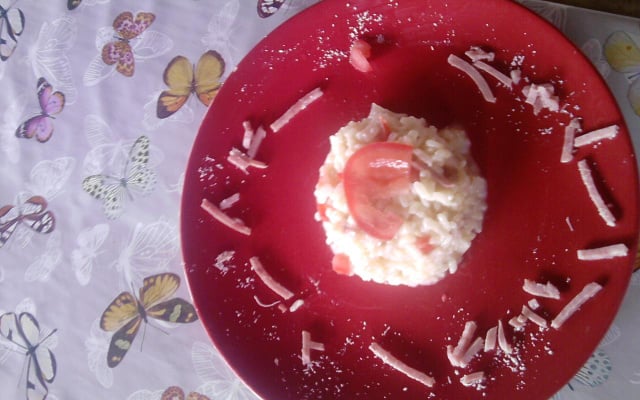 Risotto aux allumettes de jambon fleury michon