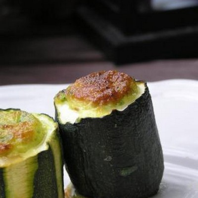 Courgettes farcies aux courgettes