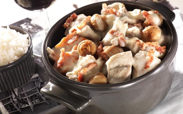 Blanquette de dinde à l'ancienne