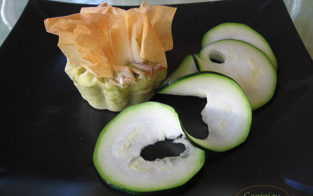 Balluchons de courgettes aux herbes