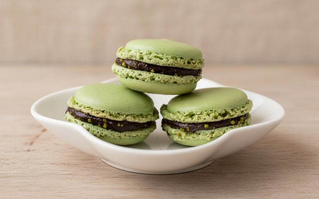 Macarons à la pistache