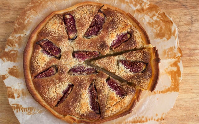 Tarte aux figues et à l'amande
