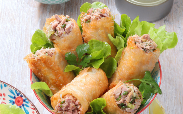 Nems de thon à la sauce Chermoula