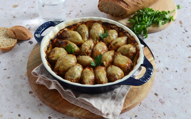 Oignons farcis à la viande