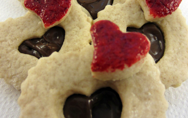 Biscuits sablés cannelle et Nutella