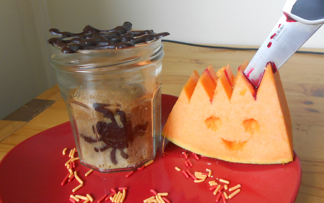 Cake terrifiant d'Halloween