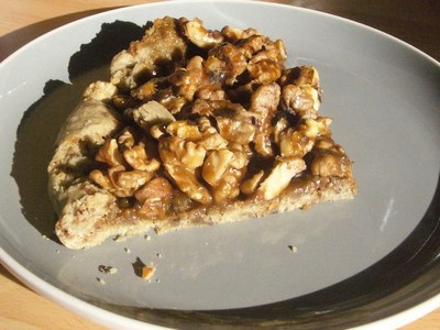 Tarte aux noix et au caramel