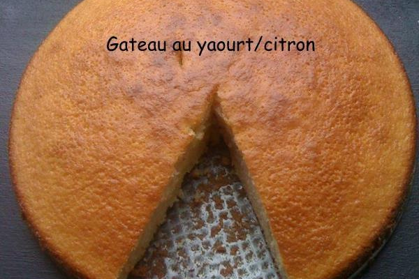 Gâteau au yaourt et citron