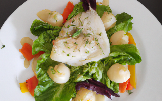 Salade de cabillaud au raifort