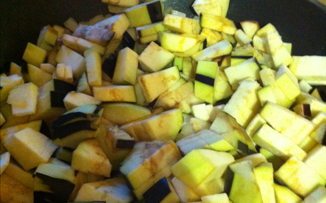 Aubergines aux tomates séchées