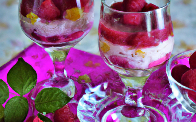 Verrine framboise