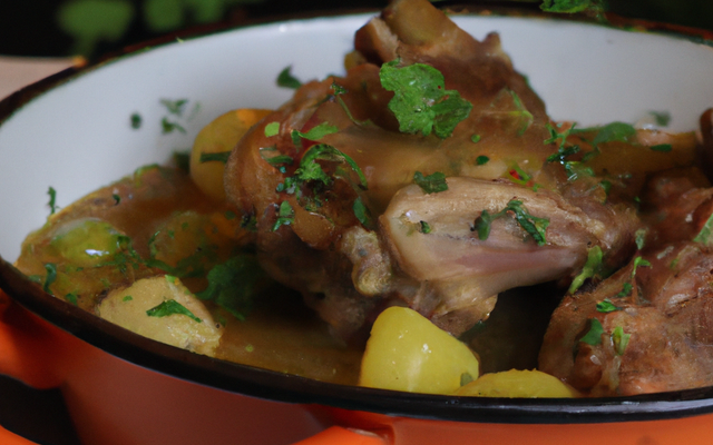 Cocotte de jarret de veau sucré-salé
