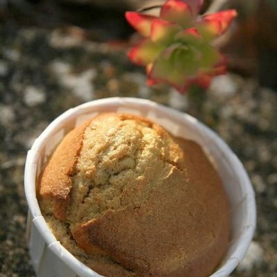 Muffins dorés à la châtaigne