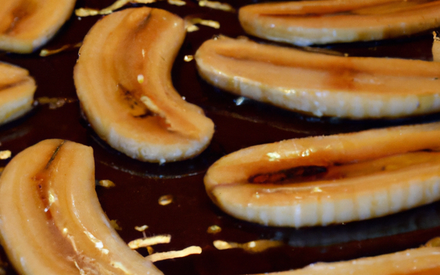 Banane flambée au miel