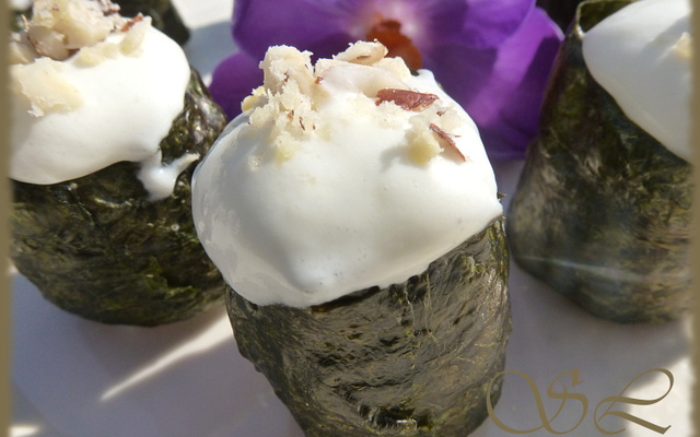 Makis à la mousse de Roquefort Papillon