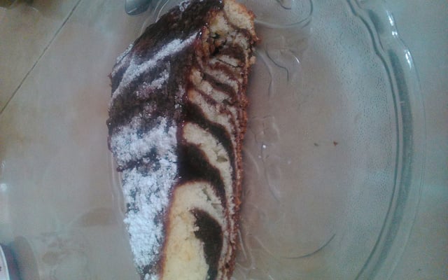 Gâteau tigré ou zebré