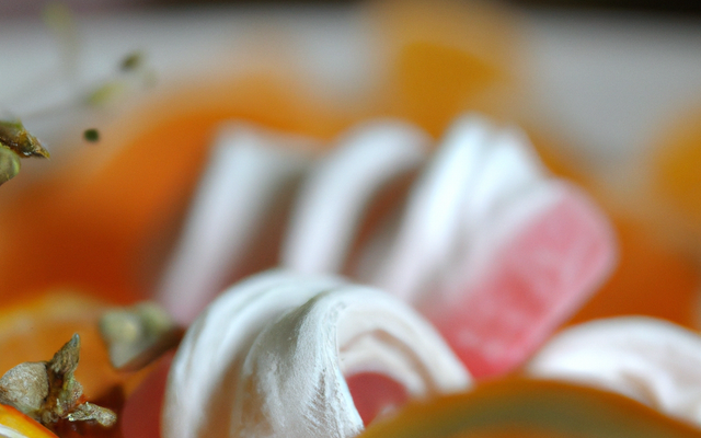 Guimauves d'hiver orange, fleur d'oranger !