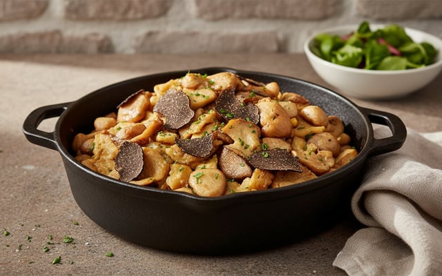 Poêlée de champignons à la truffe