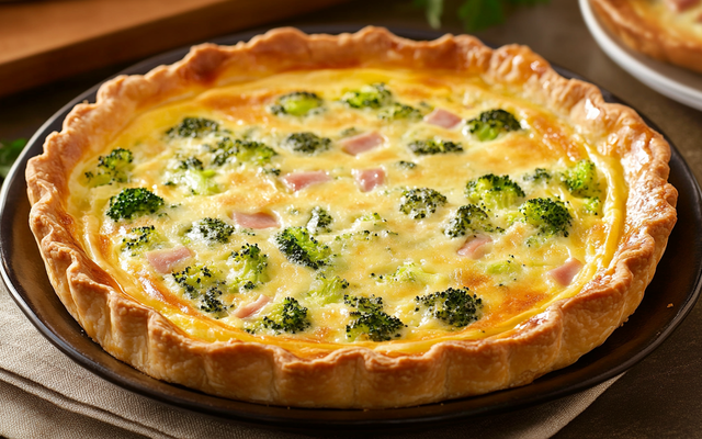 Quiche Brocolis Jambon