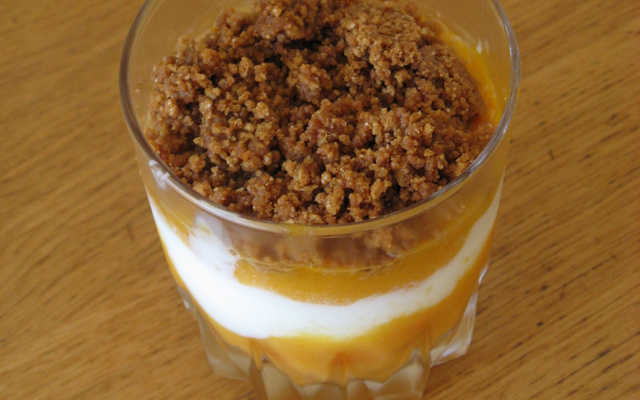 Abricots en verrine