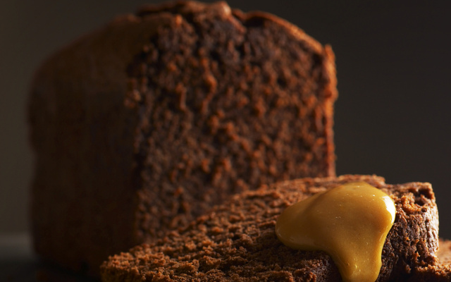 Cake au chocolat et caramel à la liqueur Grand Marnier