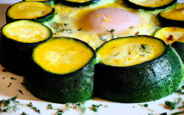 Suprême œuf courgette