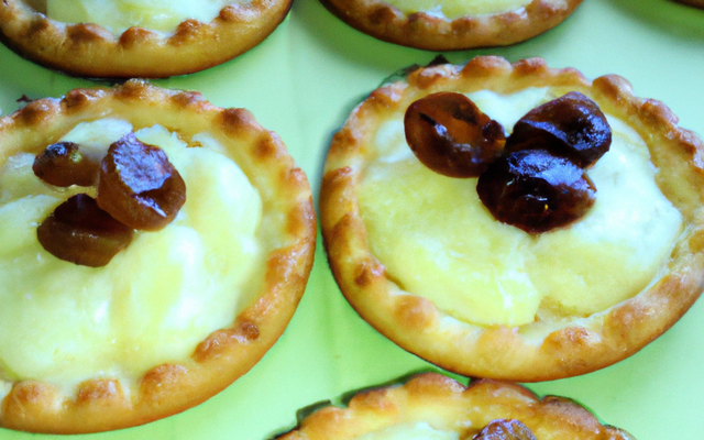 Tartelettes au raisin blanc