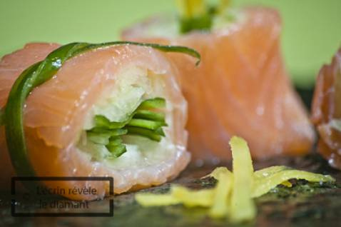 Makis saumon concombre (Kappa)