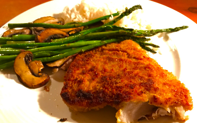 Filets de poisson panés au curry