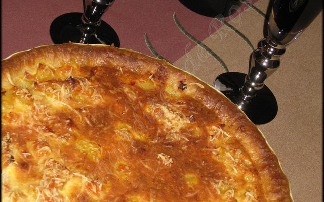 Tarte potiron-pommes de terre