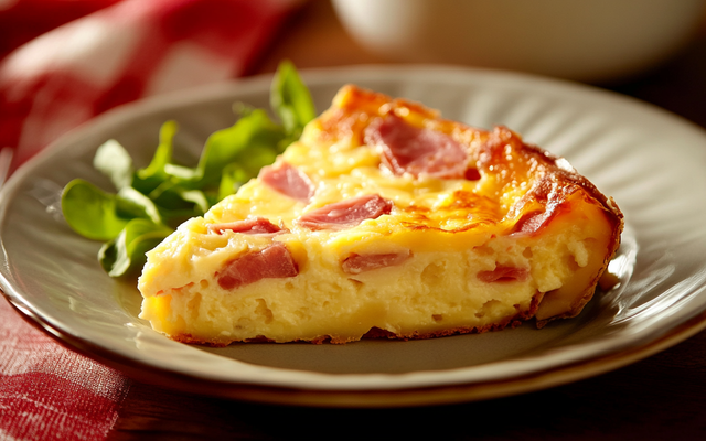 Flan au jambon