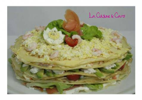 Gâteau de crêpes de la mer