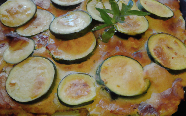 Gratin de courgettes à partager