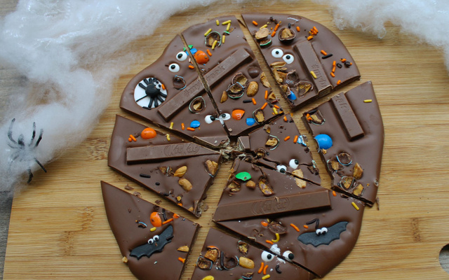 Tablette de chocolat géante spécial Halloween
