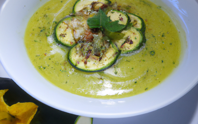 Soupe de courgettes au Companion
