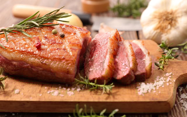 Magret de canard au barbecue