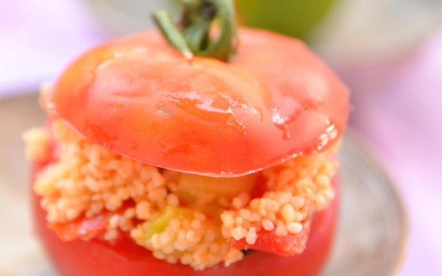 Tomates farcies au taboulé
