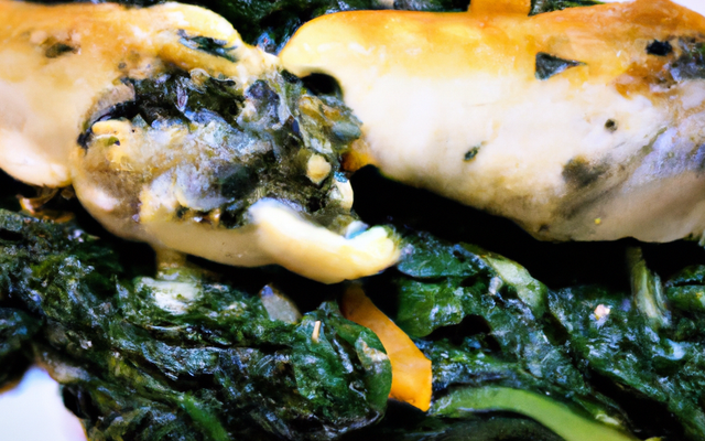 Aumônière de sole aux épinards et moules de pays