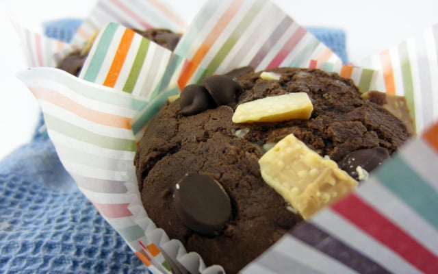 Muffin régressif aux 3 chocolats