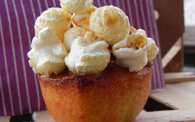 Cupcake pop-corn