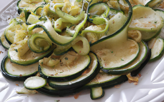Salade aux courgettes