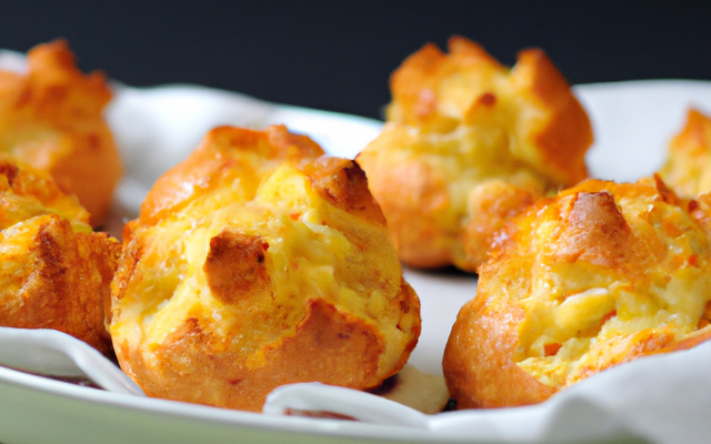 Gougères apéritives au comté