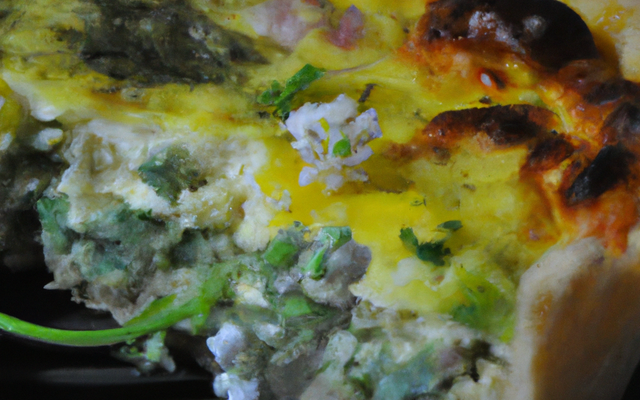 Quiche chou fleur et Fourme