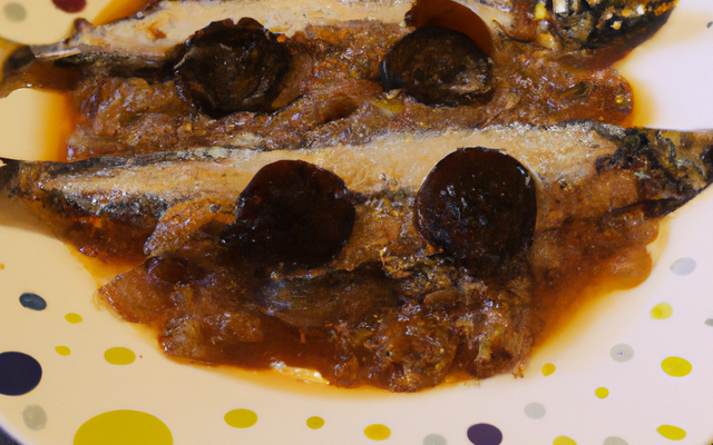 Cannage de sardines et anchois au coulis provençal