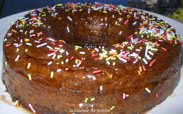 Gâteau chocolat caramel