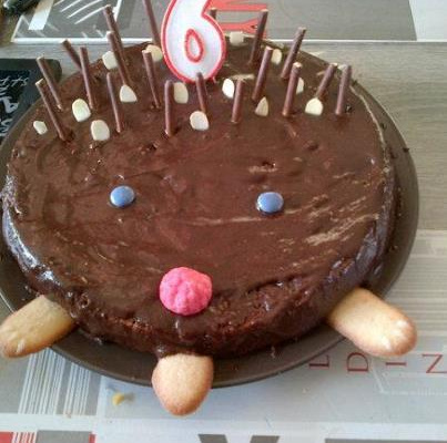 Hérisson au chocolat et amandes